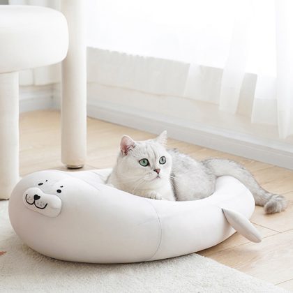 Seal Kennel Small Dog Cat Bed